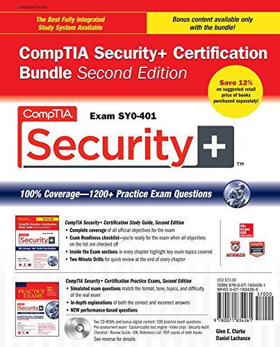 Comptia Security Certification Bundle Exam Sy0401 2nd Edition Glen E Clarke