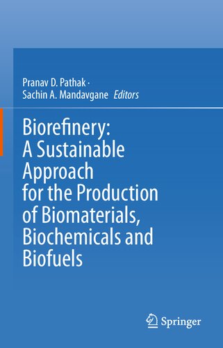 Biorefinery A Sustainable Approach For The Production Of Biomaterials Biochemicals And Biofuels Pranav D Pathak