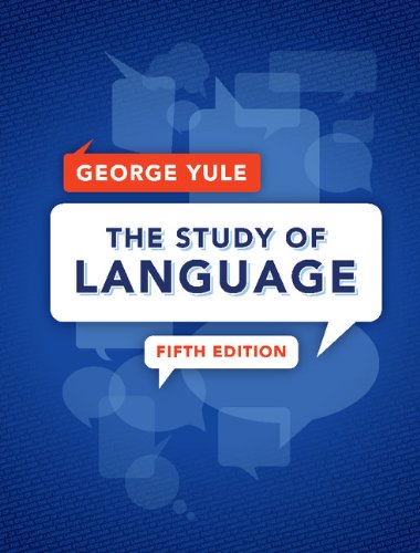 The Study Of Language 5th Edition 5th Edition George Yule