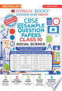 Oswaal Cbse Sample Question Papers Class 10 Social Science Book For 2023 Exam 25 September 2022 Oswaal Editorial Board