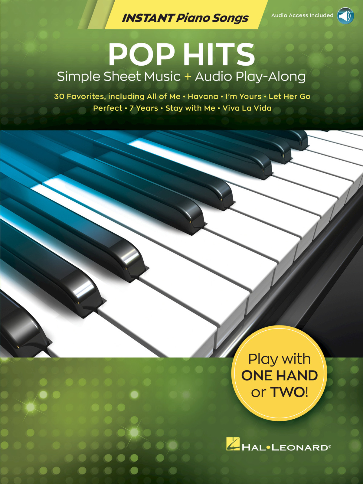 Pop Hits Instant Piano Songs Simple Sheet Music Audio Playalong Hal Leonard Corporation