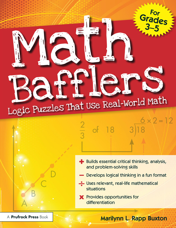 Math Bafflers Book 1 Marilynn L Rapp Buxton