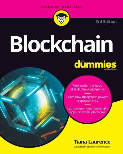 Blockchain For Dummies 3rd Edition 3rd Tiana Laurence