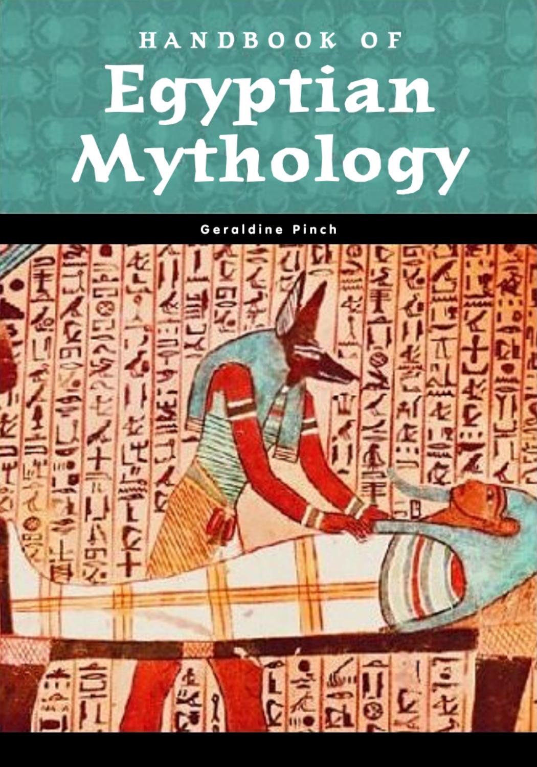 Handbook Of Egyptian Mythology Geraldine Pinch