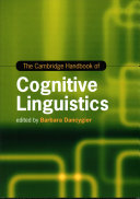 The Cambridge Handbook Of Cognitive Linguistics Barbara Dancygier