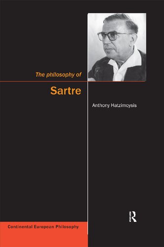 The Philosophy Of Sartre Anthony Hatzimoysis