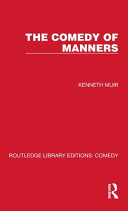 The Comedy Of Manners 1st Edition David Hirst