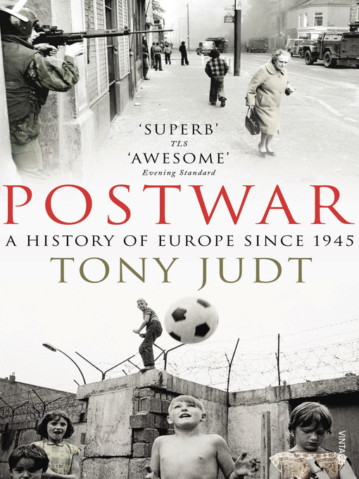 Postwar A History Of Europe Since 1945 Tony Judt