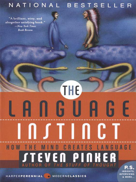 The Language Instinct Steven Pinker