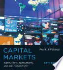 Capital Markets 5th Edition Frank J Fabozzi