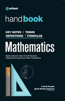 Handbook Of Mathematics Arihant Experts