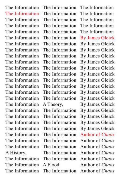 Information James Gleick Staff