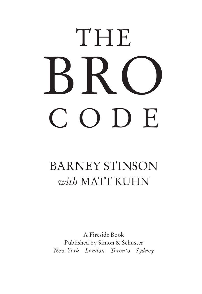 The Bro Code Barney Stinson