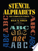 Stencil Alphabets 100 Complete Fonts Dan X Solo