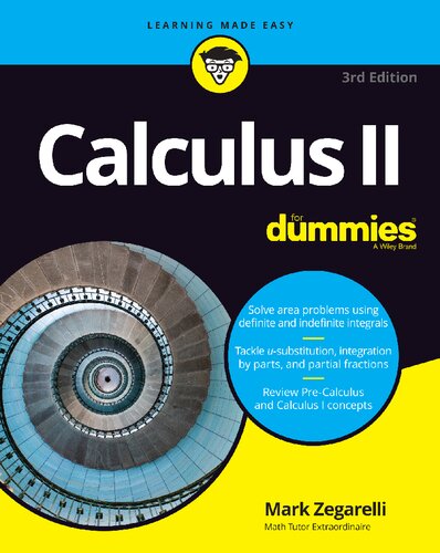 Calculus Ii For Dummies 3rd Mark Zegarelli