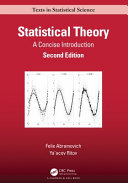 Statistical Theory A Concise Introduction 2nd Edition Felix Abramovich