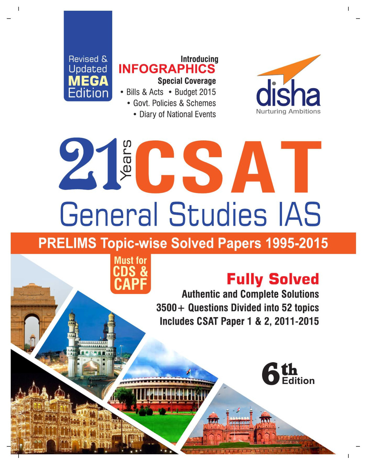 21 Year Csat General Studies Ias Prelims Topicwise Solved Papers Disha Experts