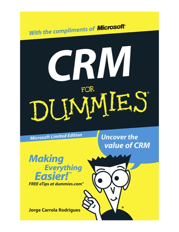Crm For Dummies Jorge Carrola Rodrigues