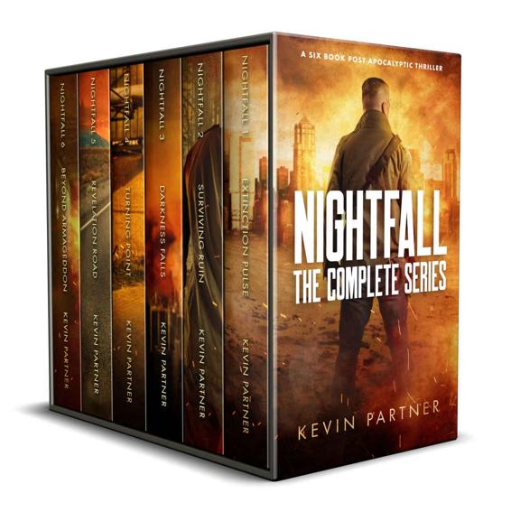 Nightfall The Complete Series A 6book Postapocalyptic Survival Thriller Kevin Partner