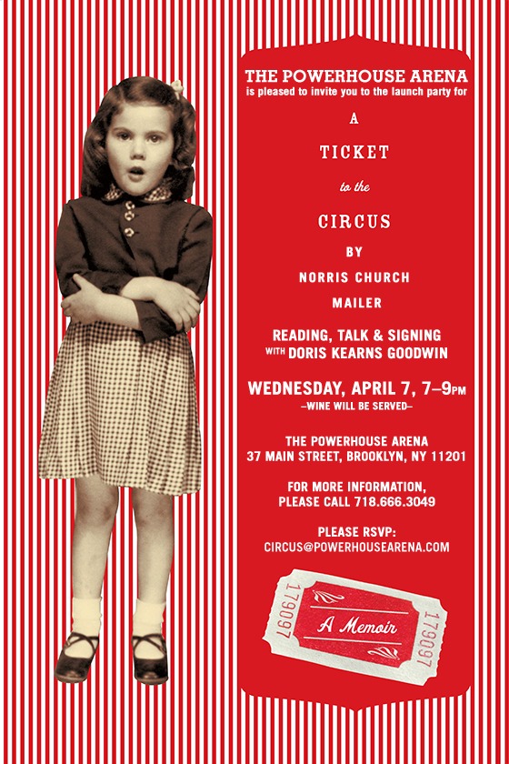 A Ticket To The Circus A Memoir Norris Church Mailer