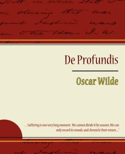 De Profundis Oscar Wilde