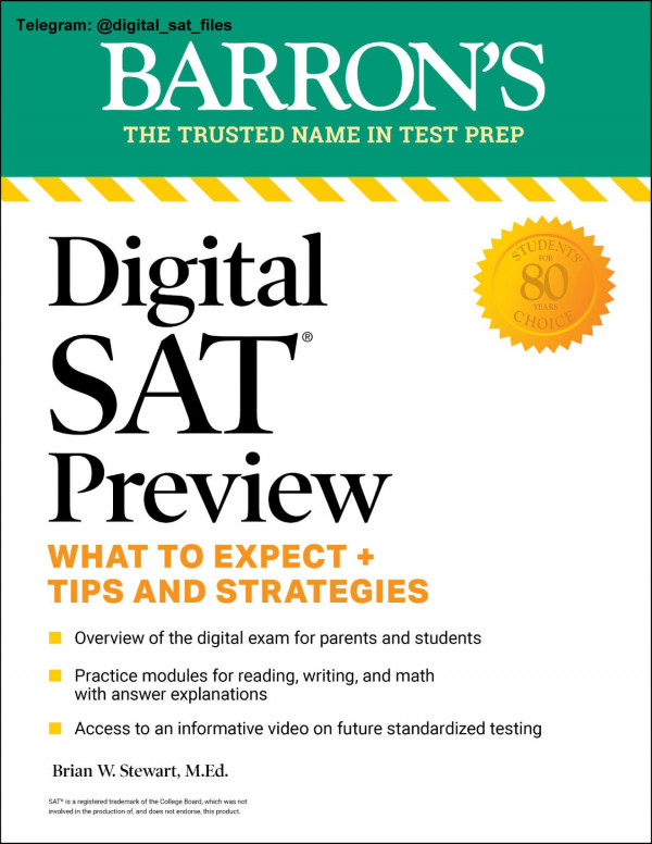 Digital Sat Preview What To Expect Tips And Strategies Brian W Stewart
