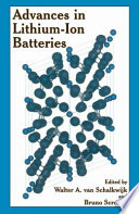 Advances In Lithiumion Batteries 1st Walter Van Schalkwijk B Scrosati