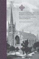 Presbyterians In North Carolina Walter H Conser Robert J Cain