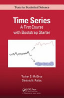 Time Series A First Course With Bootstrap Starter 1st Edition Tucker S Mcelroy
