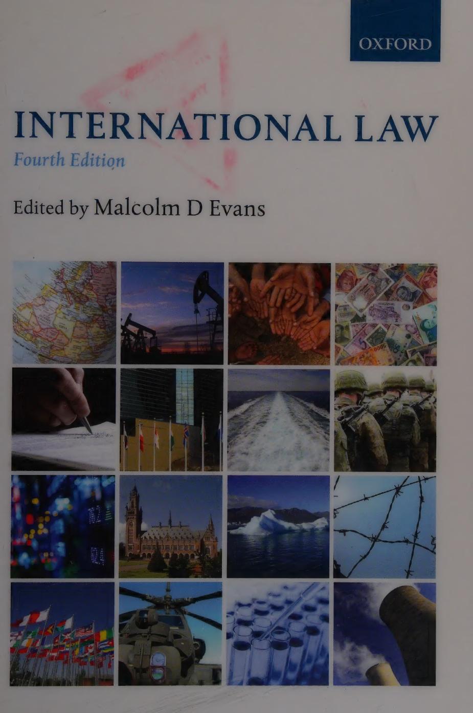 International Law 4th Edition Malcolm D Evans Editor