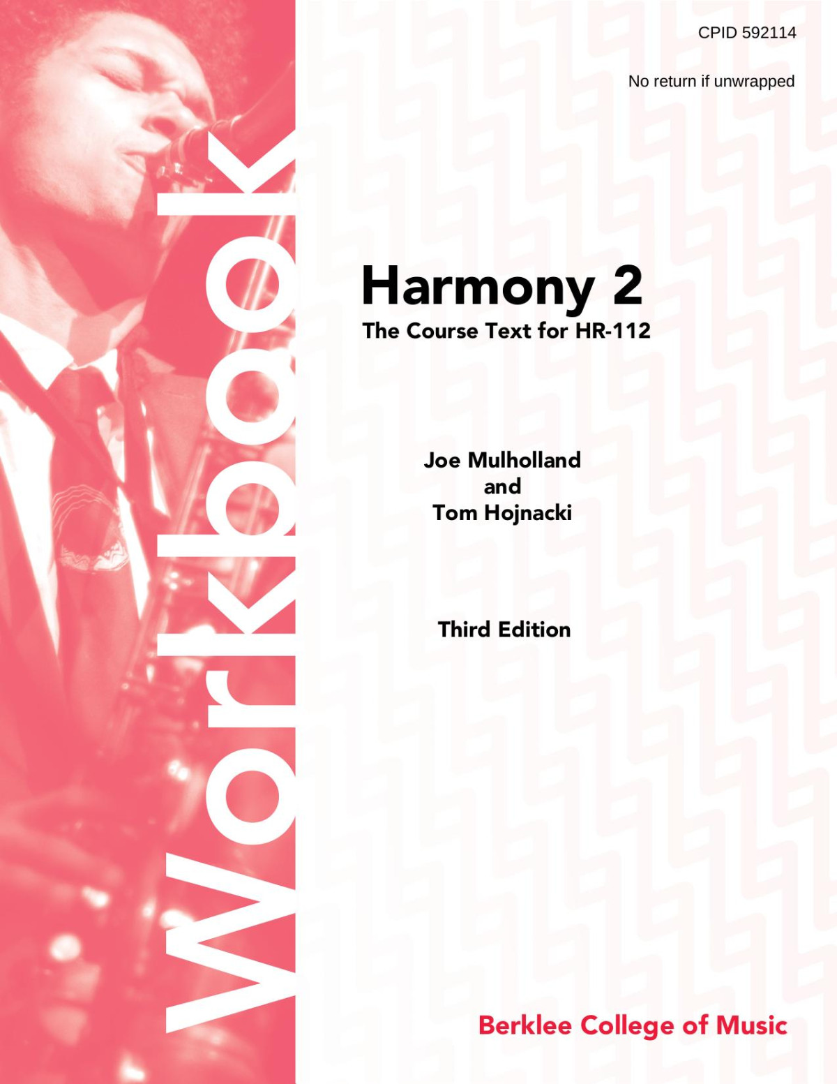 Harmony 2 3rd Edition Joe Mulholland Tom Hojnacki