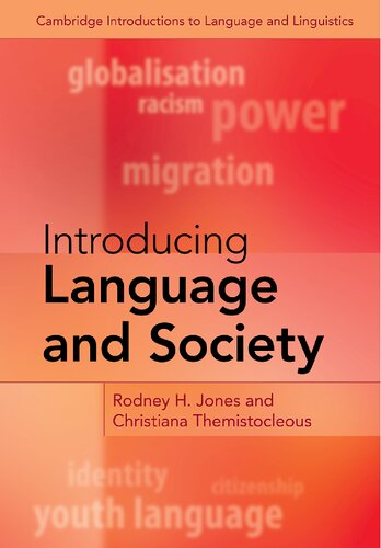 Introducing Language And Society First Published Rodney H Jones