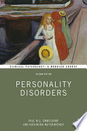 Personality Disorders 2nd Edition Paul M G Emmelkamp Katharina Meyerbrker
