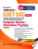 Goyals Target Cuet Ug 2022 Section Ii Computer Scienceinformatics Practices Meenu Kohli