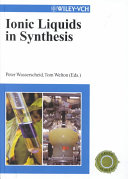 Ionic Liquids In Synthesis Peter Wasserscheid Thomas Welton