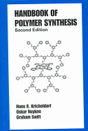 Handbook Of Polymer Synthesis 2nd Edition Hans R Kricheldorf
