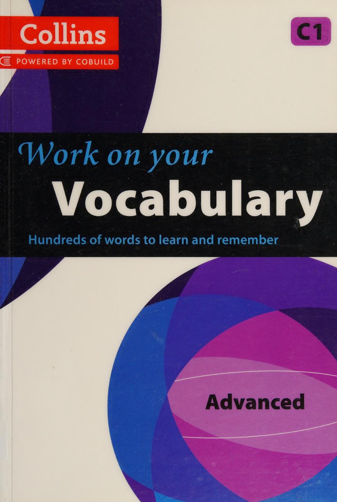 Work On Your Vocabulary C1 Advanced Collins