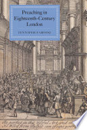 Preaching In Eighteenthcentury London Jennifer Farooq