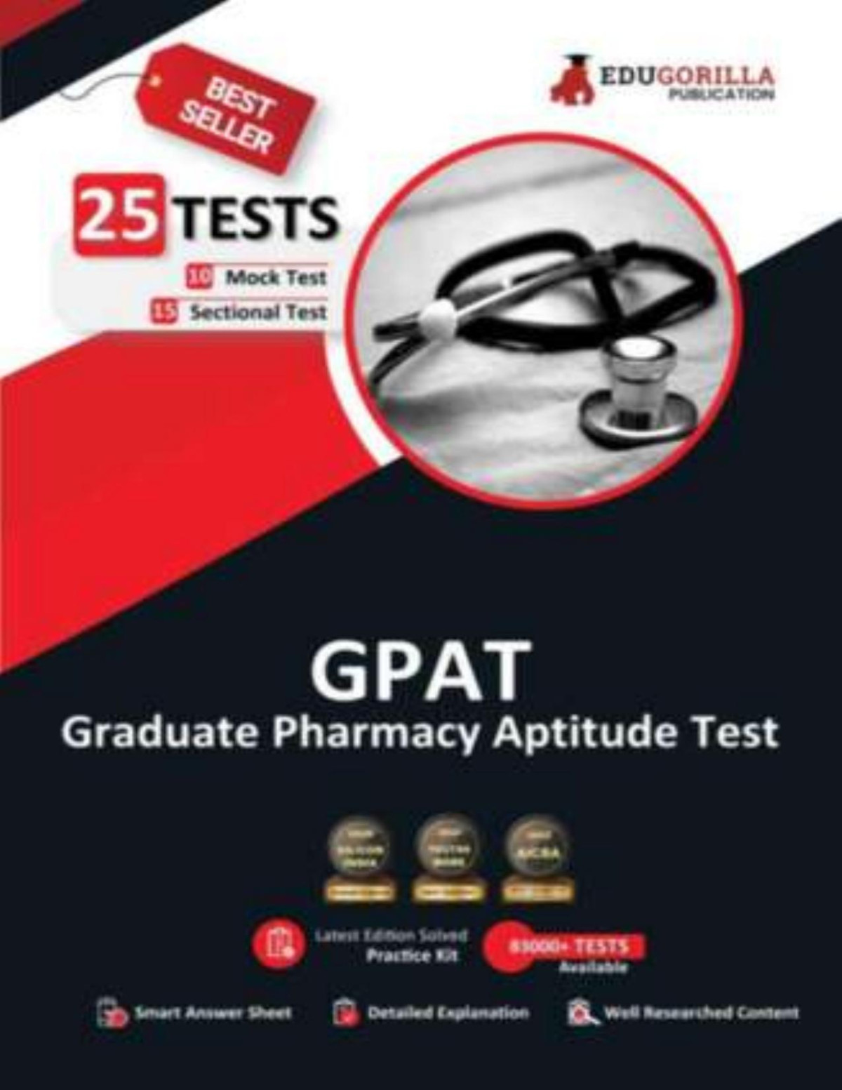 Gpat Graduate Pharmacy Aptitude Test 2022 1600 Solved Objective Questions 10 Fulllength Mock Tests 15 Sectional Tests 1st Edugorilla Prep Experts