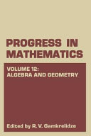 Algebra And Geometry R V Gamkrelidze