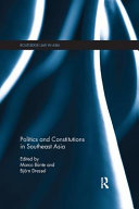 Politics And Constitutions In Southeast Asia 1st Edition Marco Bnte