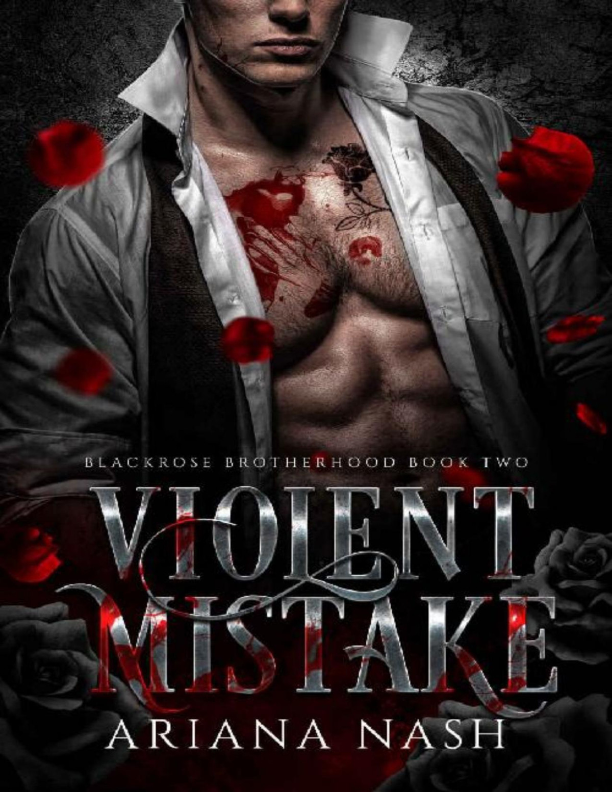 Violent Mistake Gay Vampire Paranormal Romance Blackrose Brotherhood Book 2 Ariana Nash