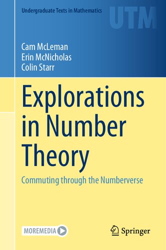 Explorations In Number Theory Commuting Through The Numberverse Cam Mcleman