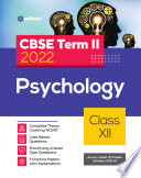 Arihant Cbse Psychology Term 2 Class 12 For 2022 Exam Cover Theory And Mcqs 2022th Edition Tushar Shukla
