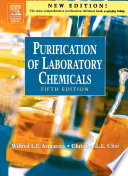 Purification Of Laboratory Chemicals W L F Armarego Christina Li Lin Chai