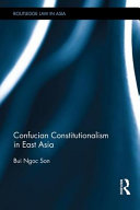 Confucian Constitutionalism In East Asia Ngc Sn Bi