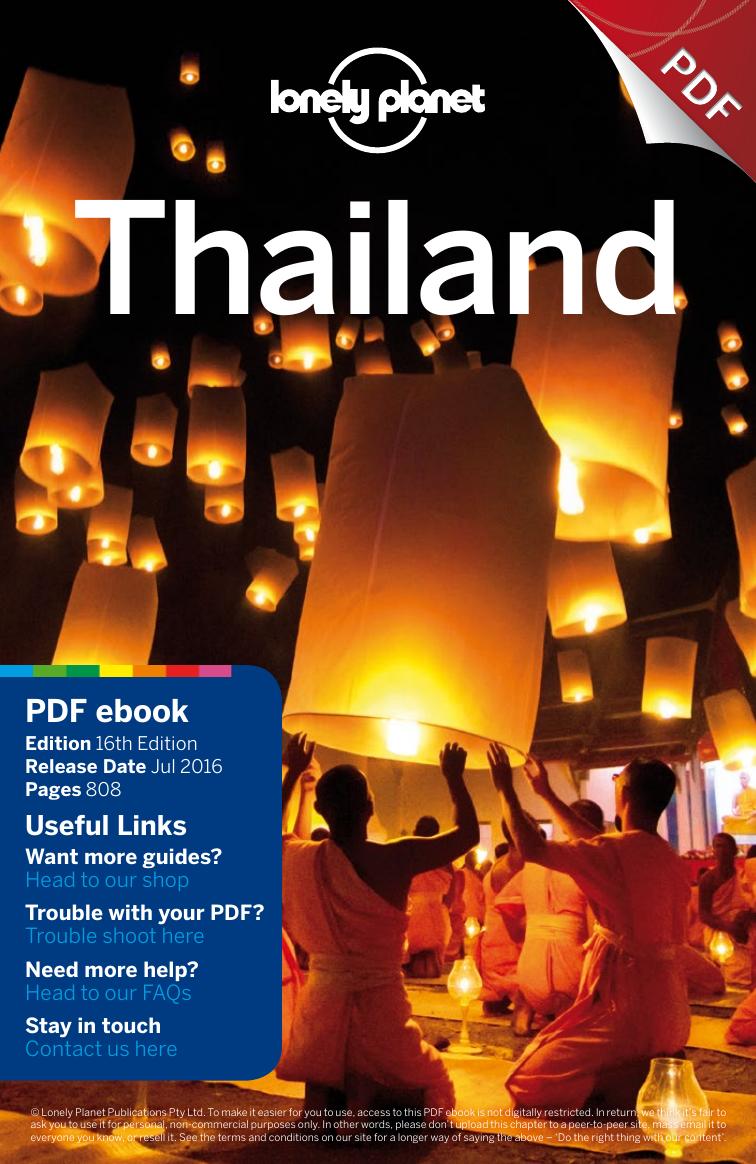 Thailand Lonely Planet