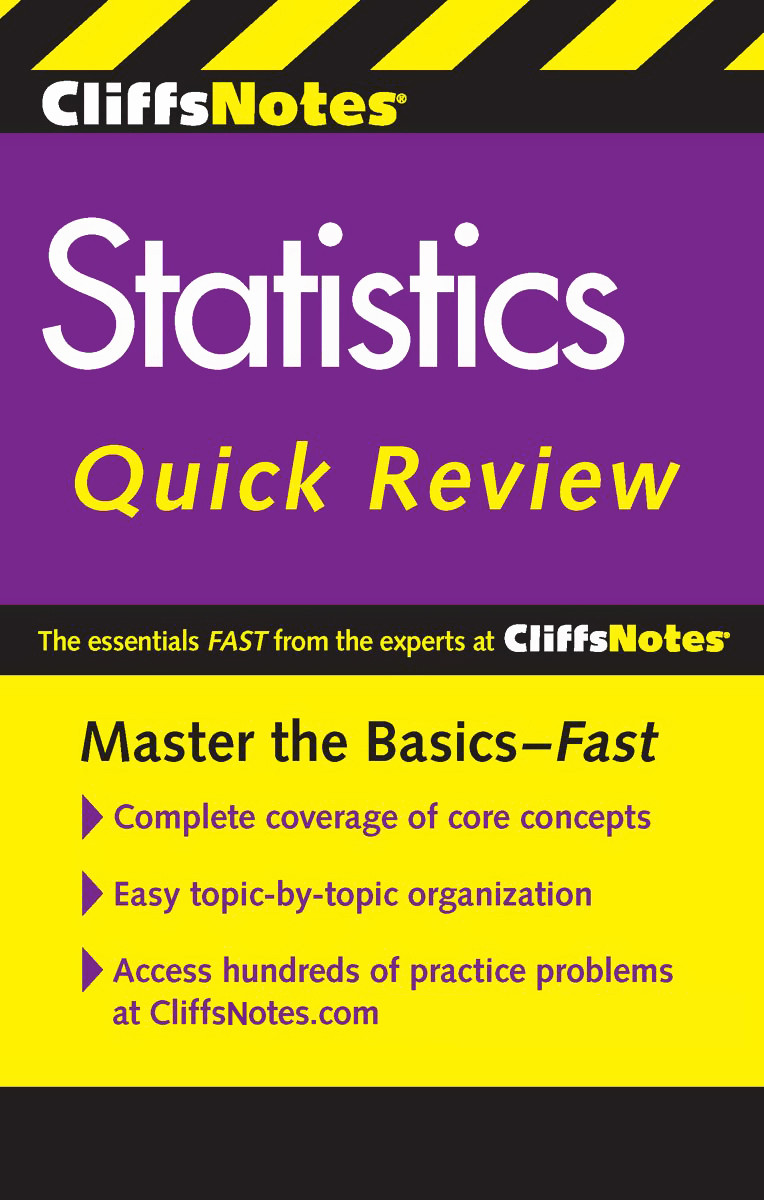 Cliffsnotes Statistics Quick Review 2nd Edition 2nd Scott Adams