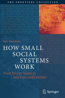 How Small Social Systems Work From Soccer Teams To Jazz Trios And Families 1st Yair Neuman