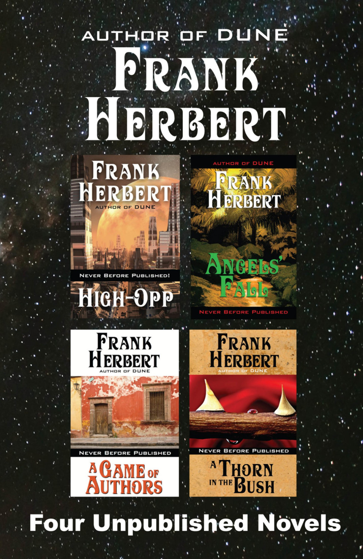 Four Unpublished Novels Frank Herbert